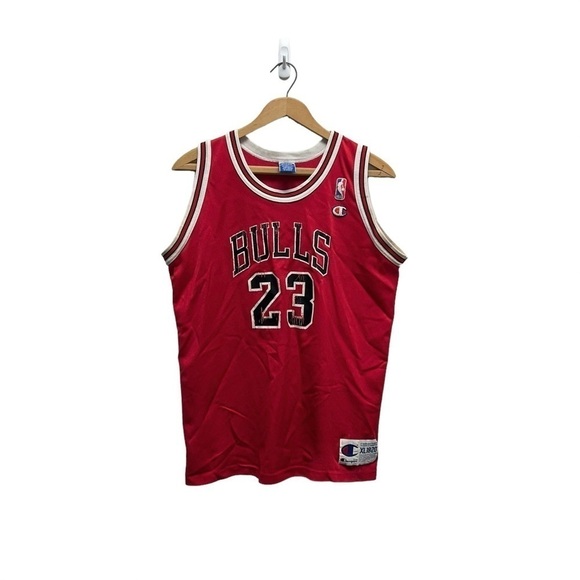 Vintage Chicago Bulls Michael Jordan #23‎ YOUTH Champion Jersey KIDS 18-20 - Picture 1 of 8